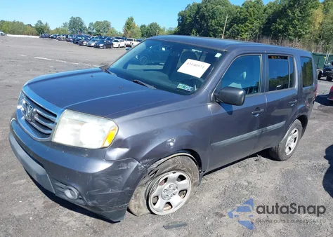 2014 Honda Pilot Lx from USA, damaged, VIN 5FNYF4H2XEB005259